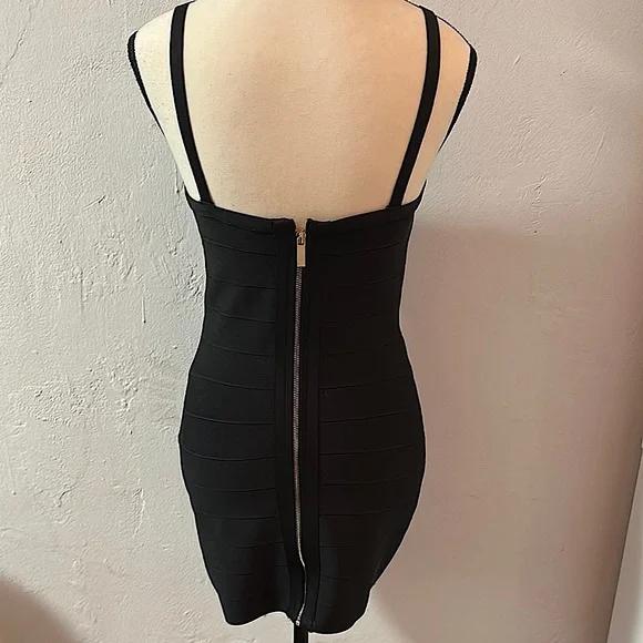 Bandage Corset Bodycon Mini Dress - Picture 2 of 3